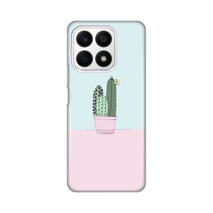 Силиконовый чехол с принтом для Honor X8a Cactus