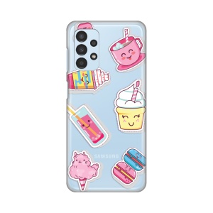 Силиконовый чехол с принтом для Samsung A135F Galaxy A13 4G Ice cream