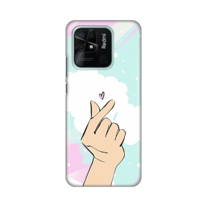 Силиконовый чехол с принтом для Xiaomi Redmi 10C Magic Love