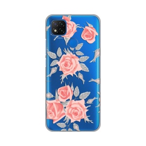 Силиконовый чехол с принтом для Xiaomi Redmi 9C/10A Elegant Roses