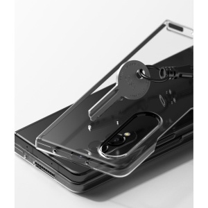 Тонкий чехол для Samsung F936B Galaxy Z Fold 4 5G прозрачный - Img 3
