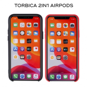 Чехол AirPods 2-в-1 для iPhone XR красный - Img 2