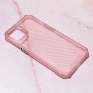 Чехол Carbon Crystal для iPhone 14 6.1 розовый