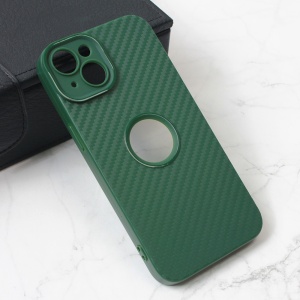 Чехол Carbon Stripe для iPhone 13 6.1 зеленый
