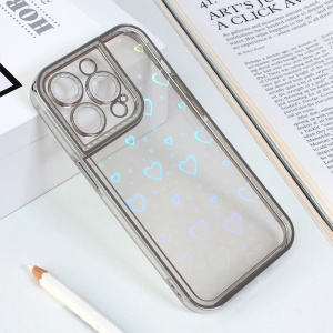 Чехол Heart IMD для iPhone 14 Pro 6.1 серебристый