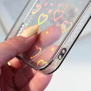 Чехол Heart IMD для iPhone 14 Pro 6.1 серебристый - Img 2