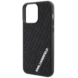 Чехол Karl Lagerfeld Hc 3D Multi Logo для iPhone 15 Pro Max 6.7, черный (KLHCP15X3DMKRLK) - Img 3