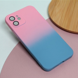 Чехол Rainbow Spring для iPhone 12 6.1 розовый синий