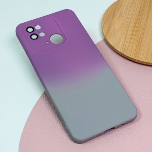 Чехол Rainbow Spring для Xiaomi Redmi 10C фиолетовый серый