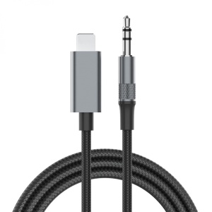 Adapter LDNIO LSY81i iPhone Lightning na 3.5mm muski crni 1m - Img 1