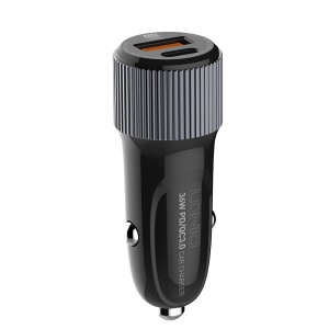Auto punjac LDNIO C510Q PD/QC3.0 36W sa Type C na Type C kablom - Img 3