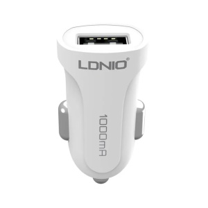 Auto punjac LDNIO DL-C17 2.4A sa iPhone Lightning kablom beli - Img 2