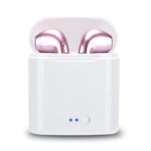 Bluetooth slusalice Airpods i7s TWS ljubicaste HQ - Img 2