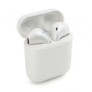Bluetooth slusalice Airpods Inpods metalik bele HQ - Img 1