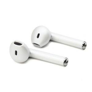 Bluetooth slusalice Airpods Inpods metalik bele HQ - Img 2
