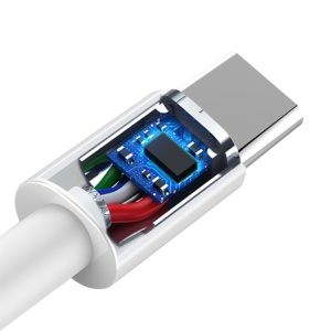 Data kabl KONFULON DC15 PD 100W Super Fast Charge Type C na Type C beli 1m - Img 4