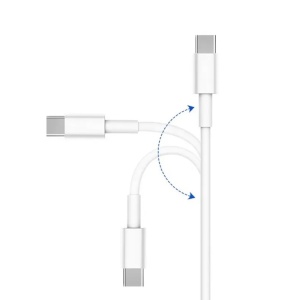 Data kabl KONFULON DC15 PD 60W Super Fast Charge Type C na Type C beli 1m - Img 3