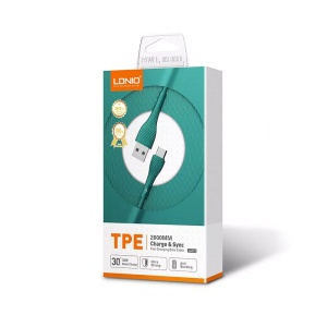 Data kabl LDNIO LS672 30W micro USB sivi 2m - Img 3