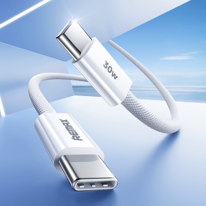 Data kabl REMAX Chelectricy Series 30W PD Fast Charging RC-C010 Type C na Type C beli - Img 1
