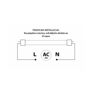DAWN LED CEV T8 23W 6500K 3220lm DVOSTRANA NEW - Img 6