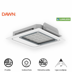 DAWN LED REFLEKTOR BR-FL100W-07K 5000K 13000lm 90° IP65 - Img 1