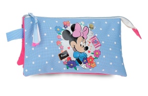 DISNEY MINNIE FLOWERS prazna pernica sa 3 pregrade