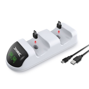 Dobe TP5-0506 stalak-punjac za dva gamepada PS5 beli - Img 1