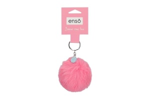ENSO FLUFFY CHARMS dečiji privezak - pink