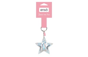 ENSO FLUFFY CHARMS dečiji privezak - siva