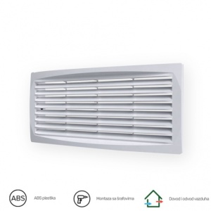 ERA ZALUZINA 3013.5DP WHITE (300x135 mm) - Img 3