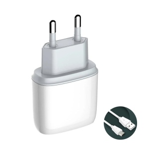 Kucni punjac LDNIO A1209Q QC3.0, 18W sa micro USB kablom beli - Img 1