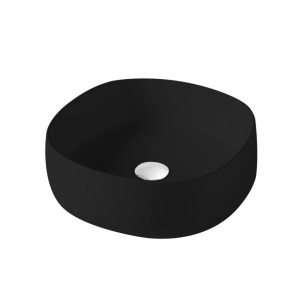 Lavabo Olympia PADDLE black mat 42x42 nadgradni - Img 2