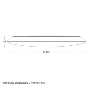 LED PLAFONJERA DCL1213 45W 3000/4000/6500K IP54 - Img 3