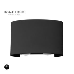 LED SVETILJKA PL-261 ZIDNA 4W 4000K IP54 CRNA