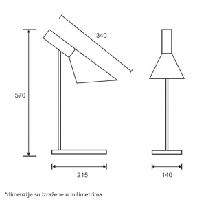 LUNA 295 STONA LAMPA 1*E27 - Img 5
