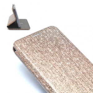 Maska Flip Crystal za iPhone XS Max zlatna - Img 3