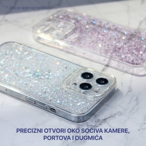 Maska Glitter za iPhone 15 Pro 6.1 ljubicasta - Img 3