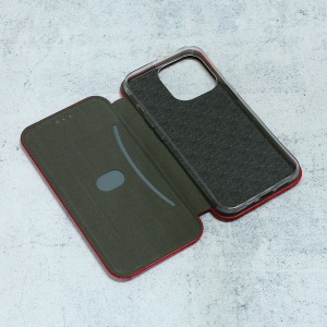 Maska Teracell Leather za iPhone 13 Pro 6.1 crvena - Img 2