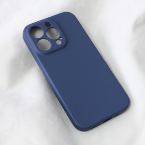 Maska Teracell Soft Velvet za iPhone 14 Pro 6.1 tamno plava