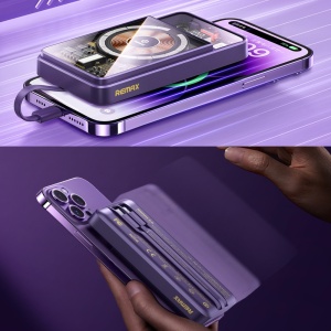 Power bank prenosiva baterija REMAX Phantom Series RPP-580 PD 20W+QC 22.5W 10000mAh plavi - Img 4
