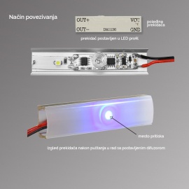 PREKIDAC NA DODIR ZA LED TRAKE LTR-SW-ALP - Img 4