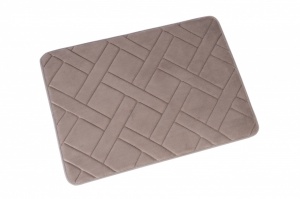 Prostirka za kupatilo MINOTTI 500x700 siva memorijska pena - Img 2