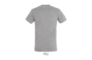 REGENT unisex majica sa kratkim rukavima - grey melange, S - Img 5