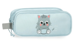 ROLL ROAD HAPPY PETS prazna pernica sa 2 pregrade - plava