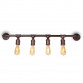 RUSTIK 29 ZIDNA LAMPA W0021-4 4*E27 cupreous - Img 2