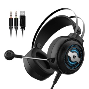 Slusalice Gaming Nubwo N1 PRO LED USB + 3.5mm crne - Img 1