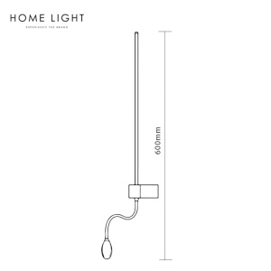 SOLEA 176 ZIDNA LAMPA 10W 3000K CRNA - Img 2