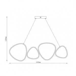 SOLEA 20 LUSTER 48W 3000/4000/6000K CRNA - Img 7