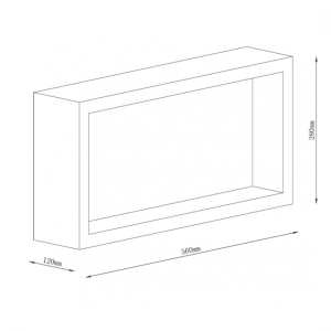 SOLEA 49 ZIDNA LAMPA 20W 3000K DRVO - Img 2