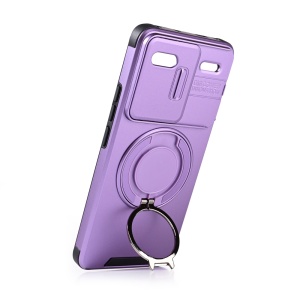 Torbica CamShield Ring stand za Xiaomi Redmi Note 13 Pro Plus (EU) ljubicasta - Img 2